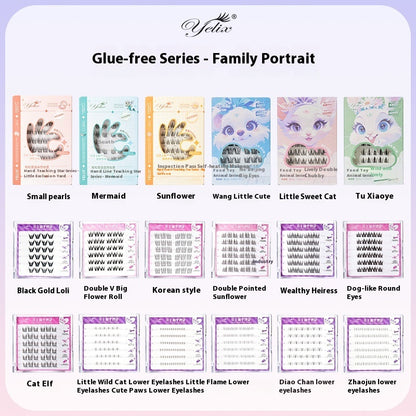 Glue-free Self-adhesive Eyelash False Eyelashes