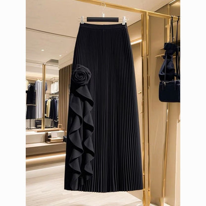 High-waisted, Milky-soft, Sexy Mid-length Skirt