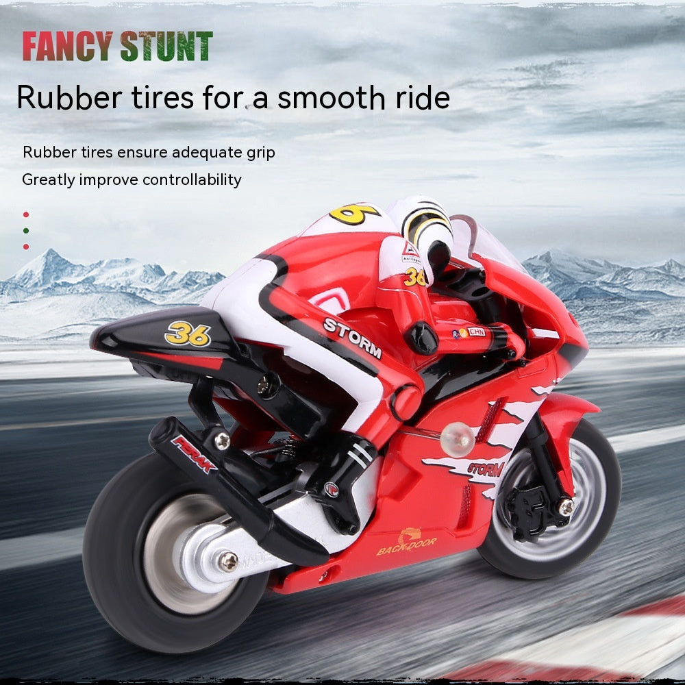 Jumping Remote Control Rechargeable Motorcycle Toy