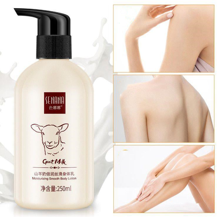 Goat's Milk Body Lotion Hydrating Moisturizing Peeling Chicken Skin