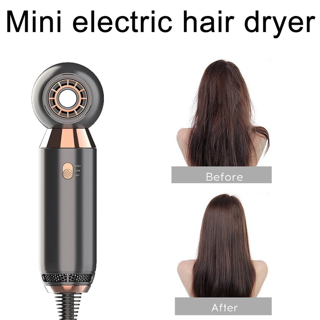 Leafless Hair Dryer 800w Fan 2 Speed Electric Negative Ionic Blower Portable Hair Dressing Dryer Salon 2 Gears Best Gift