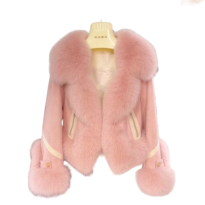 Women's Short Autumn And Winter Cotton Thick Fashion Fur Coat