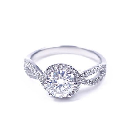 Female Ring Moissanite Ring