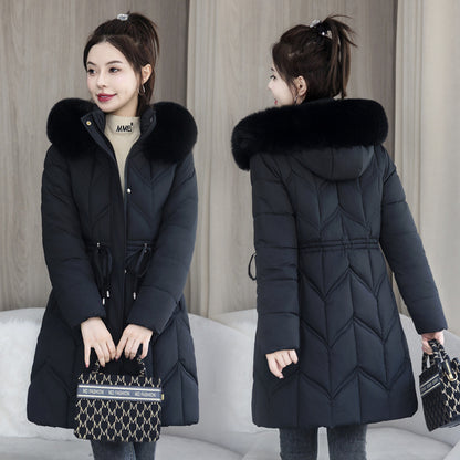 r Coat Mid-length Thickened Cotton Jacket