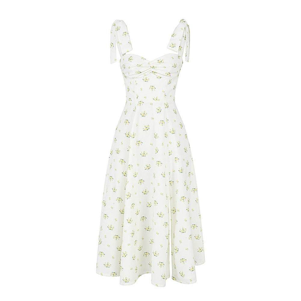 Suspender Dress French Resort Dress