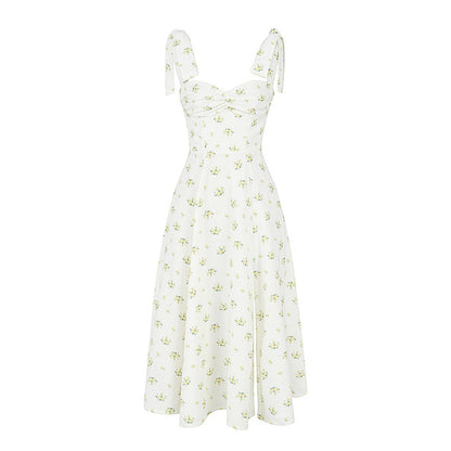 Suspender Dress French Resort Dress