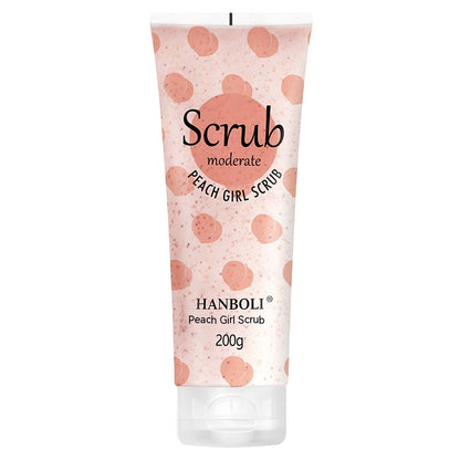 Peach Body Scrub Cream Hydrating Moisturizing Tender And Smooth