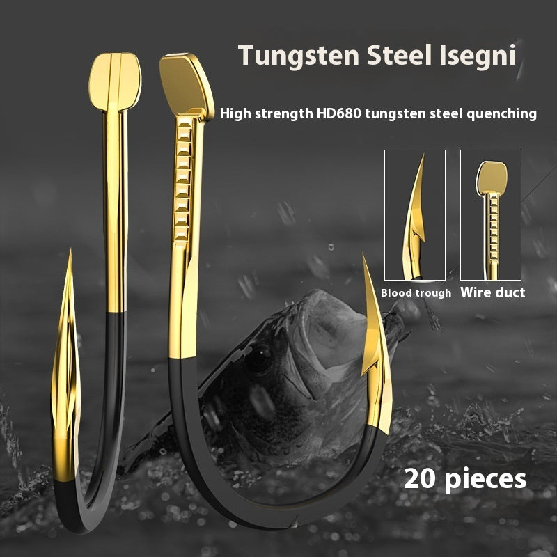 Tungsten Steel Thickened And Hardened Fish Hook