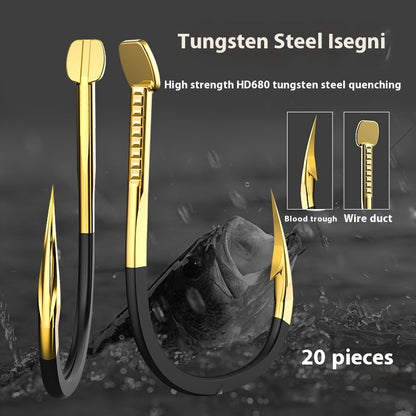 Tungsten Steel Thickened And Hardened Fish Hook