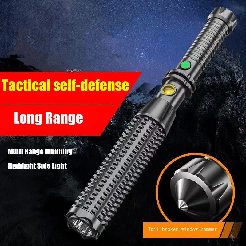 Defensive Broken Window LED Torchl Light Tactical Flashlight Rechargeable Lamp