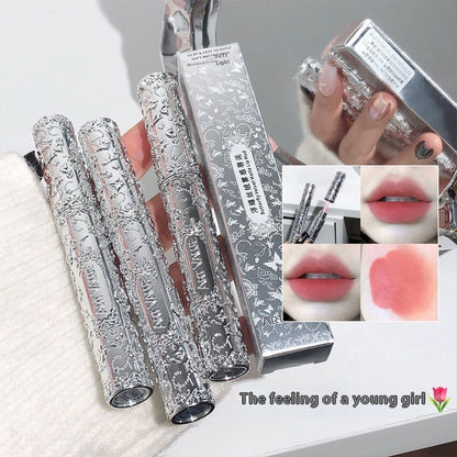 Velvet Mist Lip Mud Matte White Lipstick