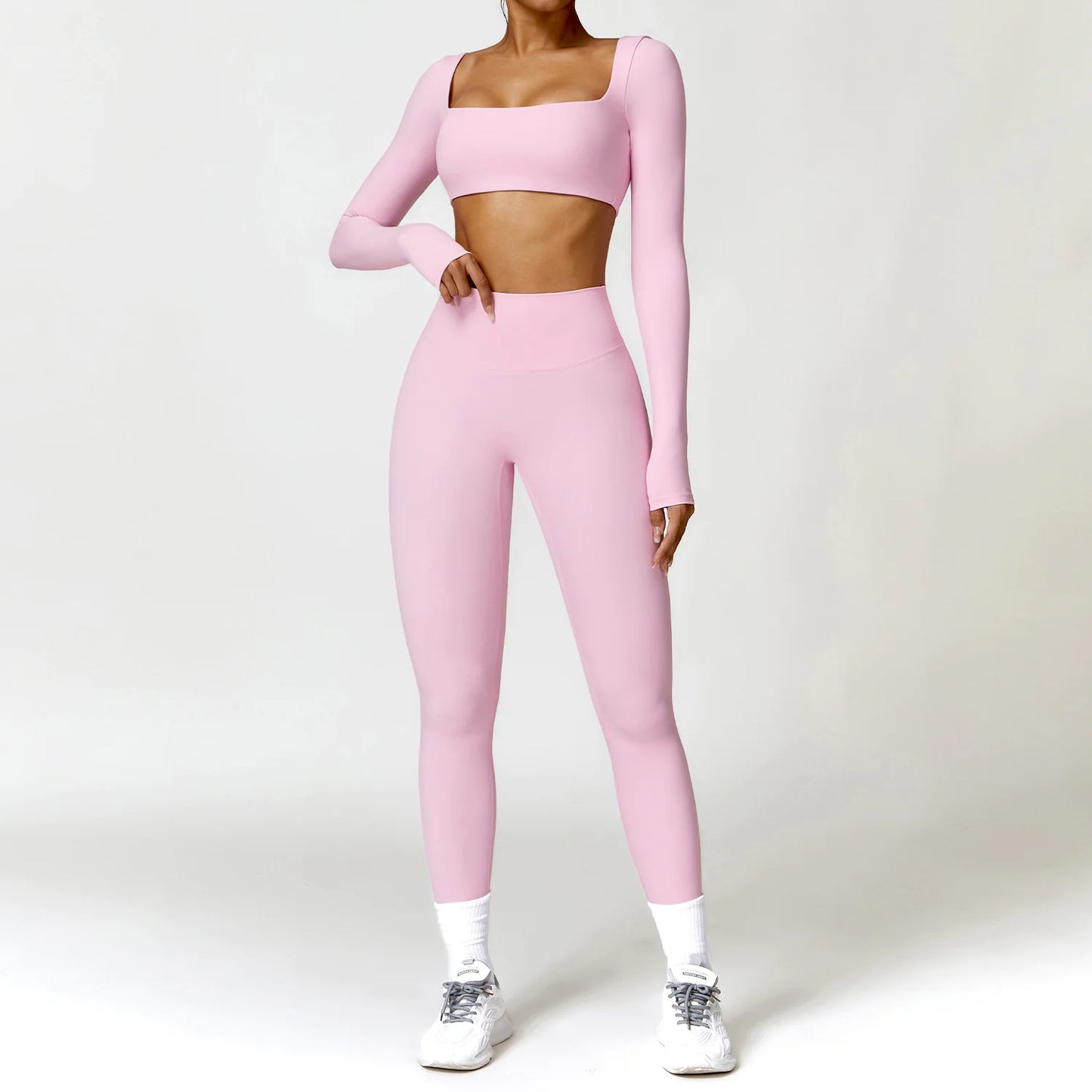 Winter Nude Feel Tight Yoga Suit