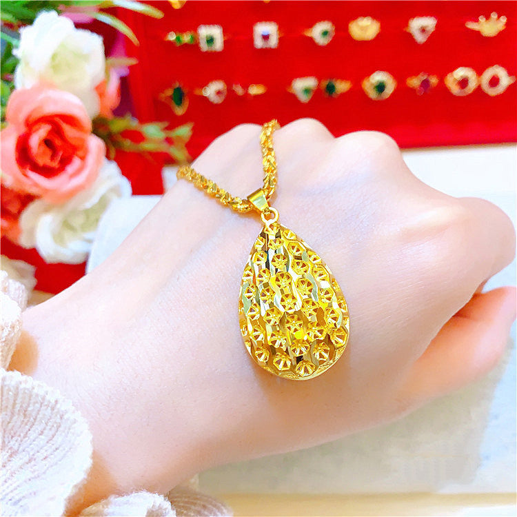 Simulation Vietnam Sand Gold Bracelet Set Female Necklace Bracelet