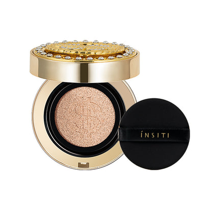 Lucky Gold Coin Air Cushion Cream Full Coverage Oil Control Moisturizing Nourish Long Lasting Natural Facial Makeup Foundation