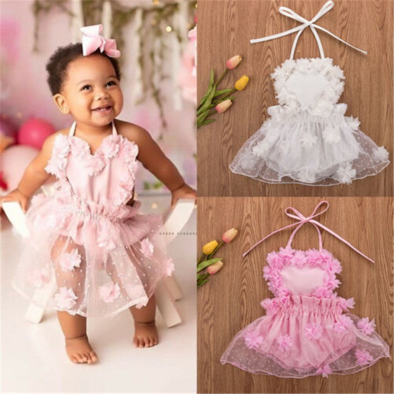 Ruffle Kid Clothes Outfit Kids Girls Dress For 0-9Y Dresses