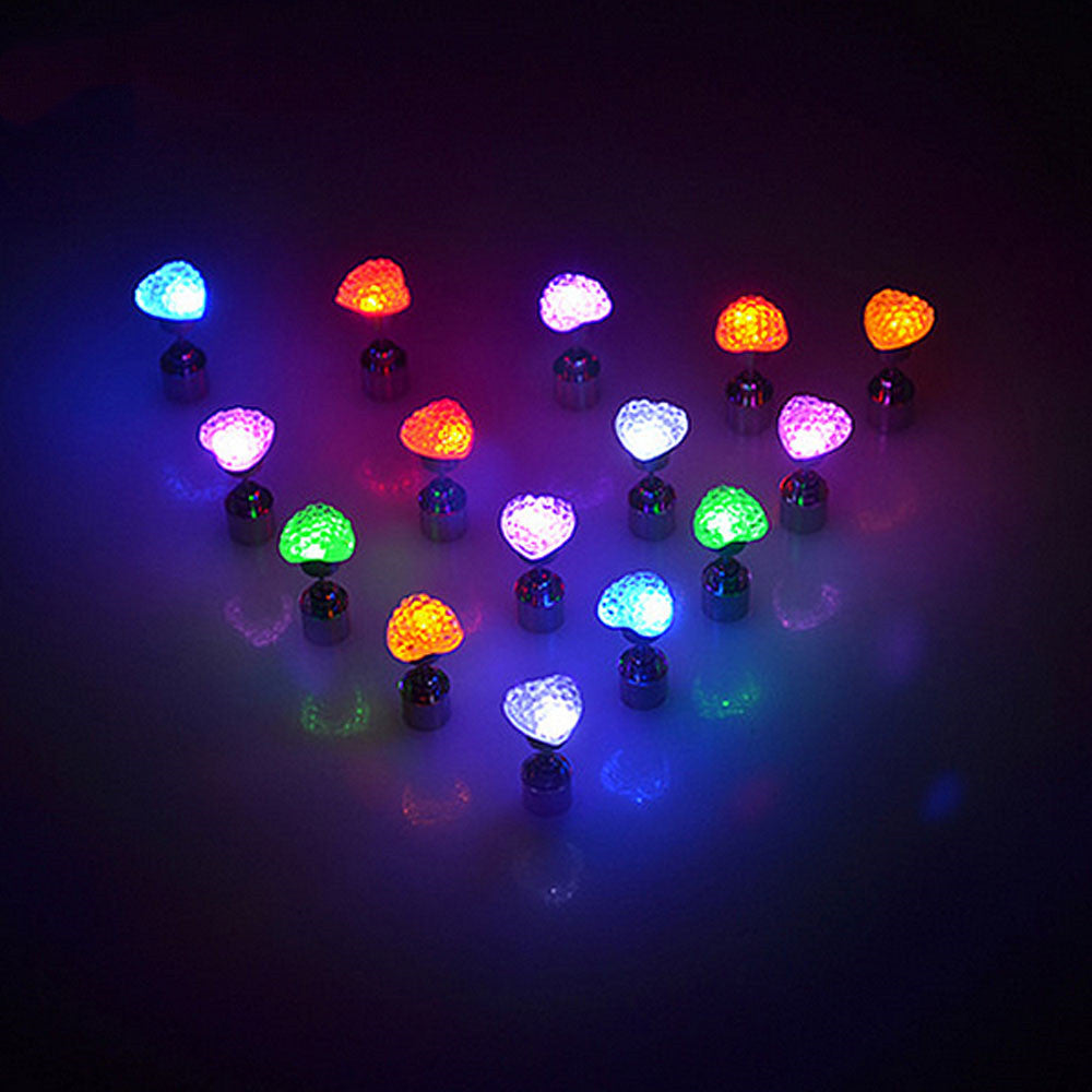 LED electronic light earrings