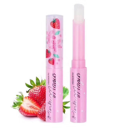 Strawberry color lipstick