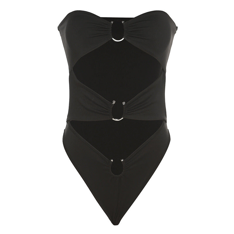 Sexy Hollowed Out Slim-fit Jumpsuit
