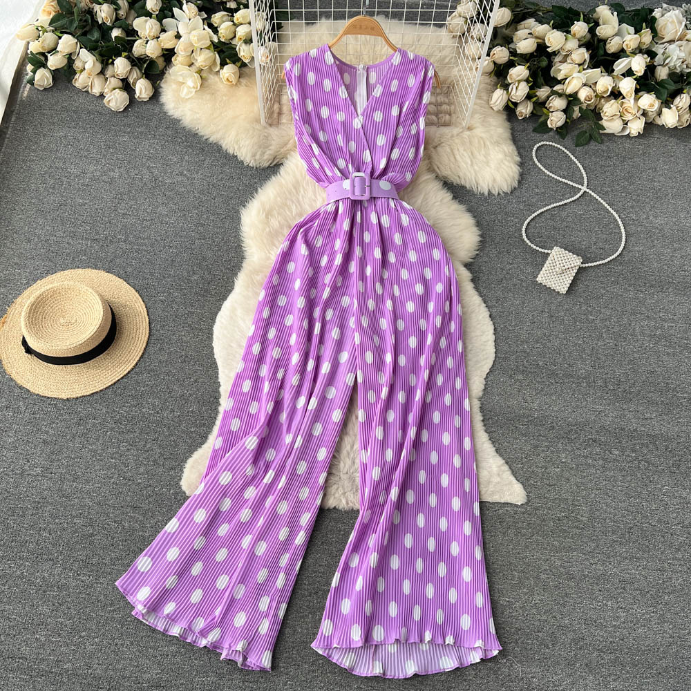 Women's New Fashion Chiffon Jumpsuit