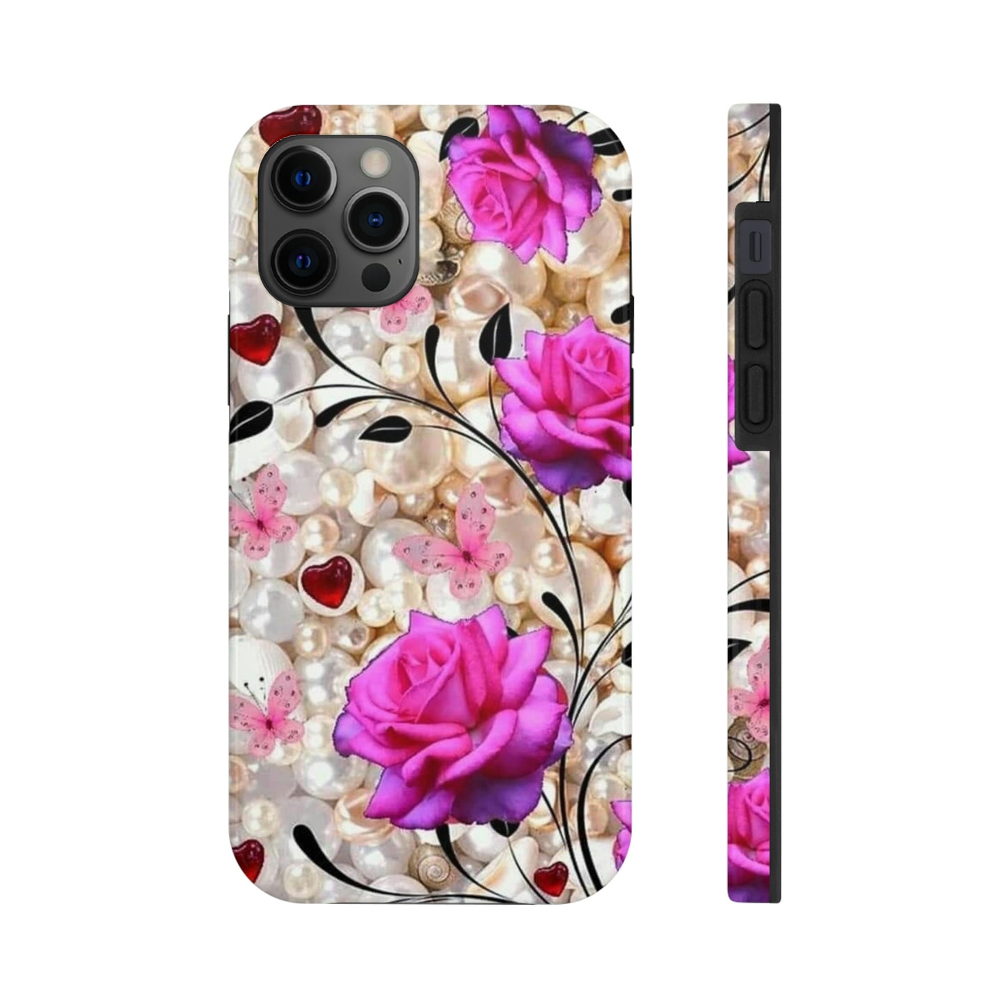 Flower rose pear case