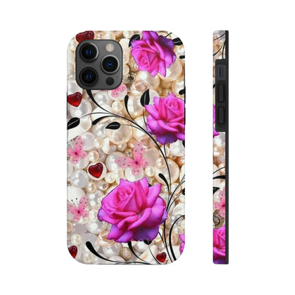 Flower rose pear case