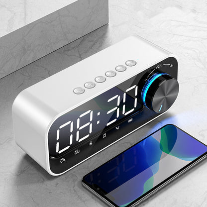 Home Desktop LED Digital Clock Bedside Luminous Bluetooth Speaker