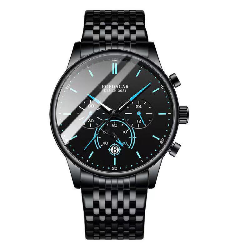 Men's Fashion Multifunctional Waterproof Quartz Watch