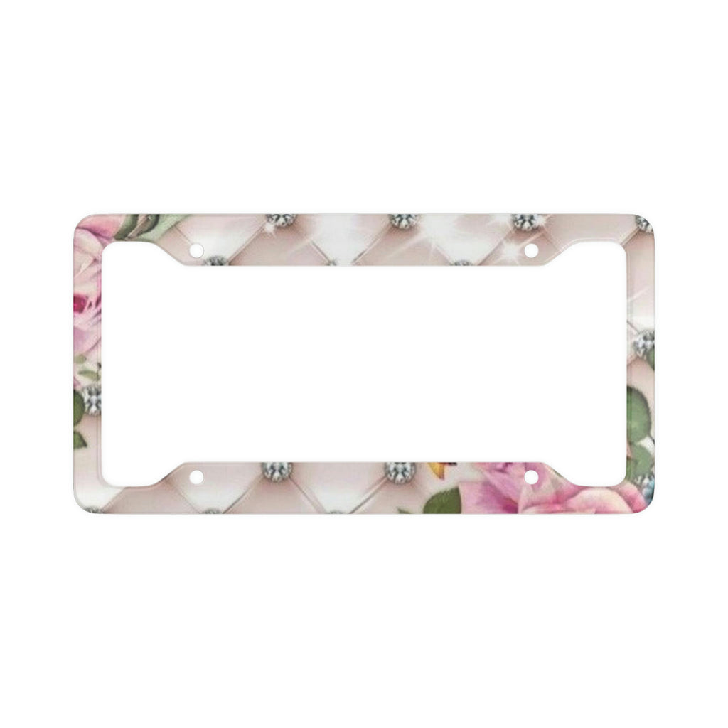 flower License Plate Frame