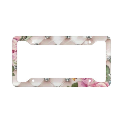 flower License Plate Frame