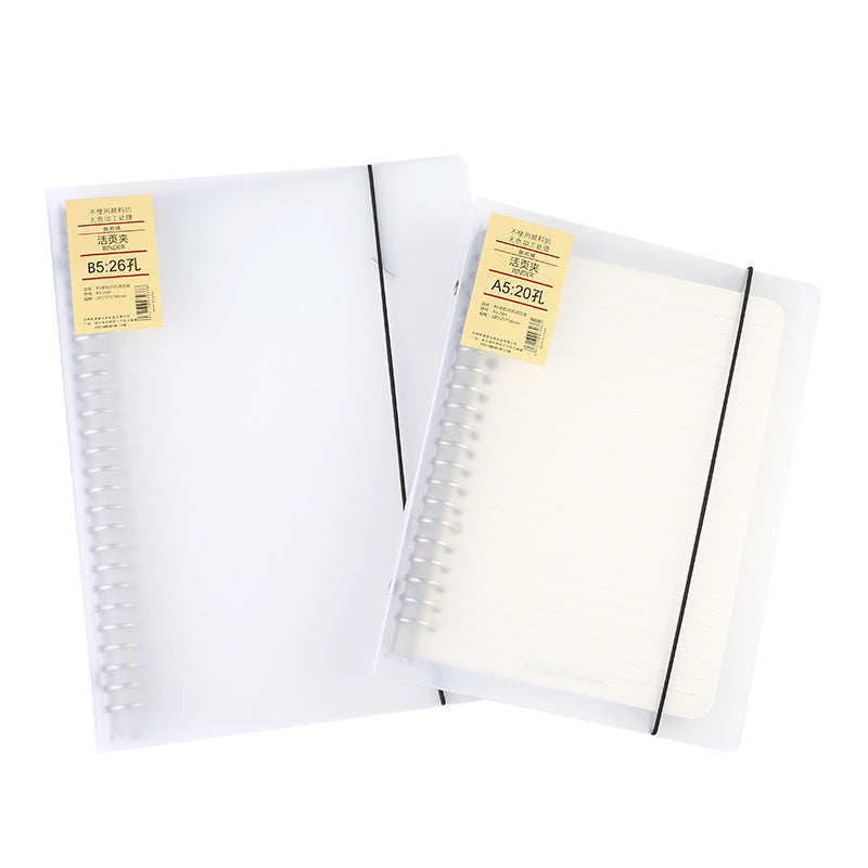 Class Notepad 26-Hole A5 Looped Horizontal Line Binder