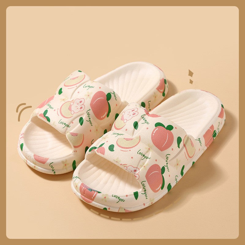 Step On Shit Slippers Female Silent Non-slip Indoor Home Thick Sole Sandals