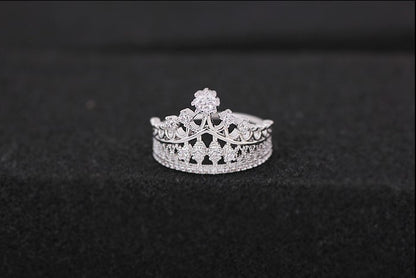 Crown Ring Women's Two-piece Ring