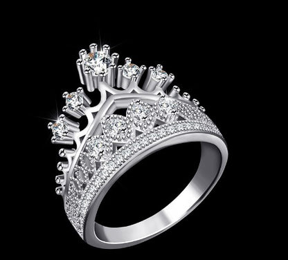 Crown Ring Women's Two-piece Ring