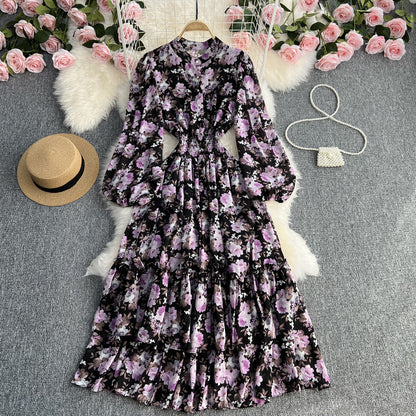 Women's Seaside Holiday Floral Dress