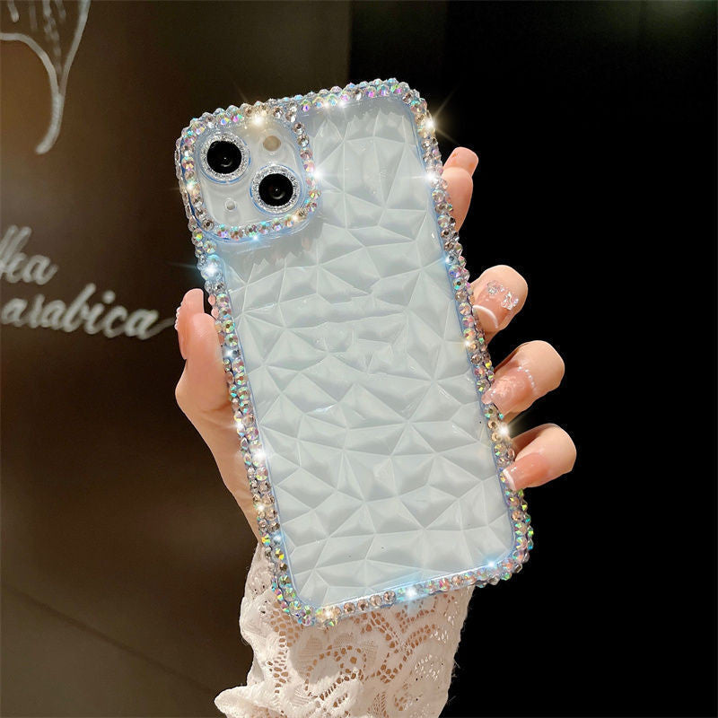 Phone Protection Diamond Pattern Silicone Case