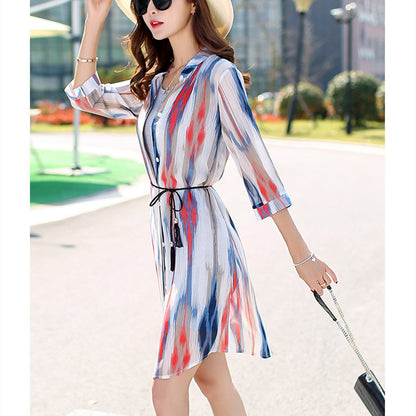 Women's Chiffon Printed Cardigan Sun Protection Jacket