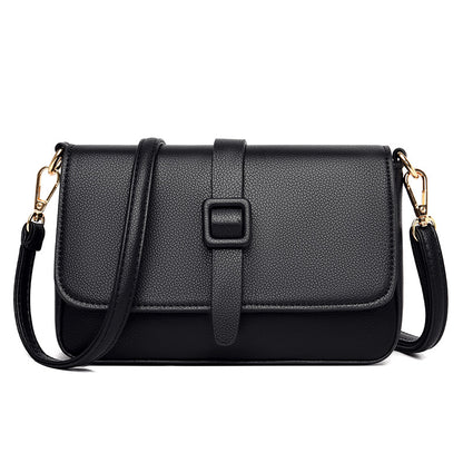 Shoulder Bag Underarm Bag Small Square Bag Solid Color Female Bag