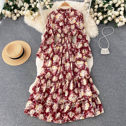 Women's Seaside Holiday Floral Dress