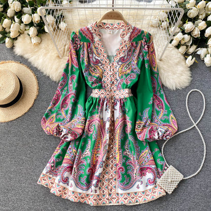 Palace Style Dress New Summer Dress