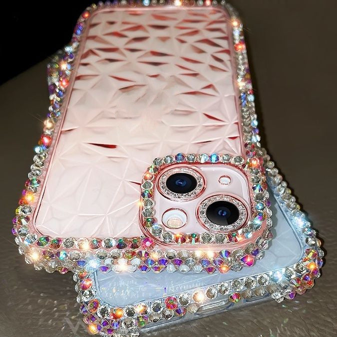 Phone Protection Diamond Pattern Silicone Case