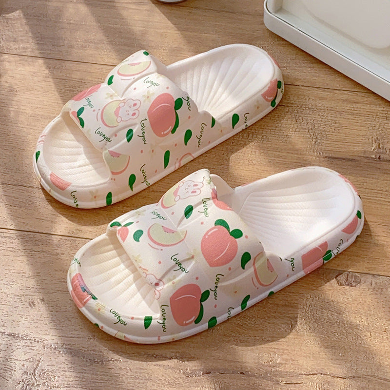 Step On Shit Slippers Female Silent Non-slip Indoor Home Thick Sole Sandals