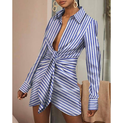 Women's Fashionable Home Style Loose Shirt Dress