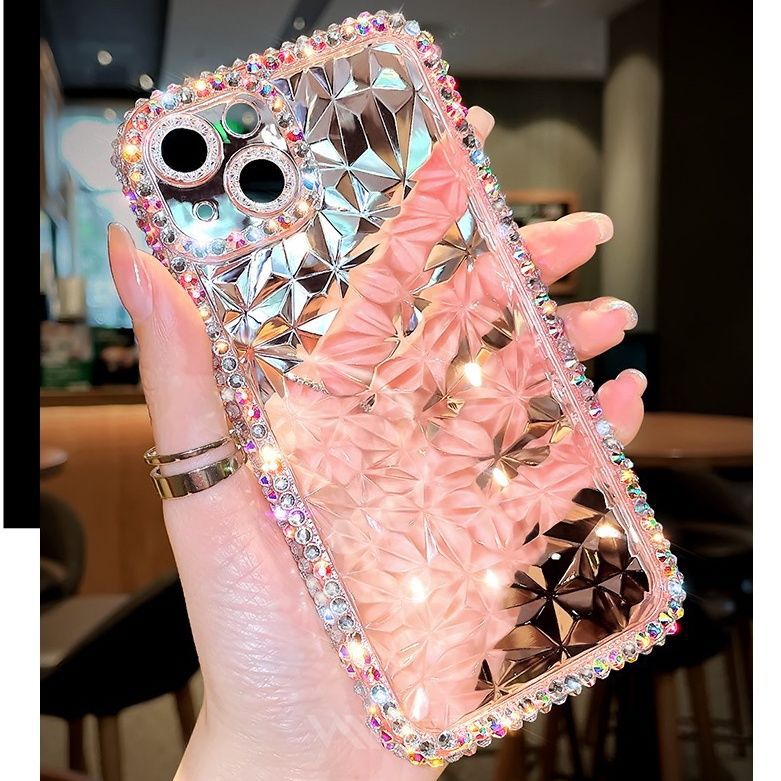 Phone Protection Diamond Pattern Silicone Case